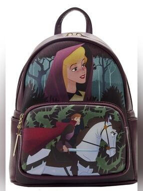 Loungefly Sleeping Beauty Aurora Madbagger Exclusive Mini Backpack NWT